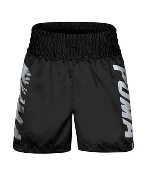 Puma Extra Wide Boxing Style Schwarzer Bund Damen Speed ​​Font Shorts 571496 01