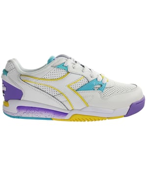Diadora Rebound ACE Wit Glad Leer Damestrainers 501.175534_C8486