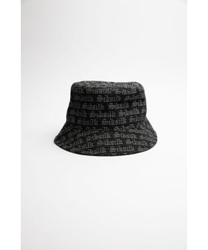 inchBlack Jacquard Denim Bucket HatBucket Hat SilhouetteDenim fabricAll over Jacquard SikSilk designWipe clean with a damp cloth or sponge75% Cotton 20% Viscose 5% PolyesterSM57cmML59cmLXL61cm inch