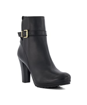 Dune ladies black ankle boots best sale