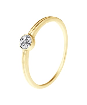 Solitare Ring Diamonds 0.040 CTS - HSI de calidad (color H - Calidad SI1) - Configuración del cuerpo - Disponible del tamaño 48 al tamaño 60 - Oro amarillo 375 milésimas - 2 años Garantía contra defectos de fabricación - Entregado en un caso con una autenticidad de certificado y un internacional y un internacional Garantía: todas nuestras joyas están hechas en Francia.