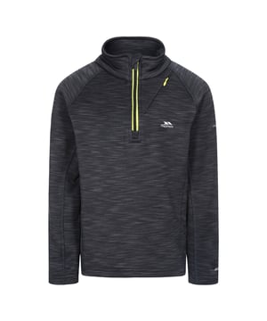 Mergel-Fleece. Rückseite gebürstet. 1/2 Reißverschluss am Hals mit Kinnschutz. Verdeckte Reißverschlusstasche. Flaches Bündchen. Abgesteppte Nähte. 100% Polyester. Trespass Childrens Brustumfang (ca.): 2/3 Jahre - 21in/53cm, 3/4 Jahre - 22in/56cm, 5/6 Jahre - 24in/61cm, 7/8 Jahre - 26in/66cm, 9/10 Jahre - 28in/71cm, 11/12 Jahre - 31in/79cm.