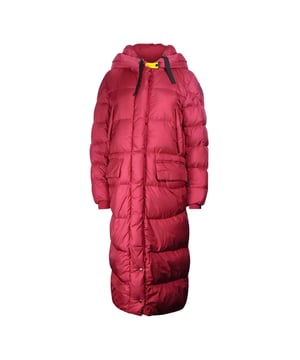 Bleiben Sie warm und stilvoll in der roten Jacke von Parajumpers. Dieser luxuriose Mantel besteht aus leichtem, isoliertem Stoff, der die Warme speichert und vor Witterungseinflussen schutzt. Verzichten Sie nicht auf Stil fur Komfort  setzen Sie ein Statement!, Fullung: 100 % Entendaunen, Obermaterial: 100 % Polyamid, normale Passform, Reisverschluss, rot, Daunenjacke, roter Mantel