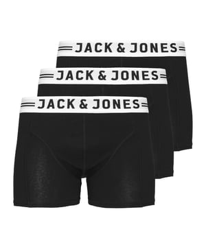 These boxer shorts in a pack of three from JACK & JONES fit comfortably and loosely thanks to the soft cotton stretch and elasticated logo waistband. Comfortable cut and optimum support. Soft, breathable cotton and precise workmanship characterize the fashion of the JACK & JONES brand. JACK & JONES is a proud member of the Better Cotton Initiative. By purchasing cotton products from JACK & JONES, you are supporting more sustainable cotton cultivation.