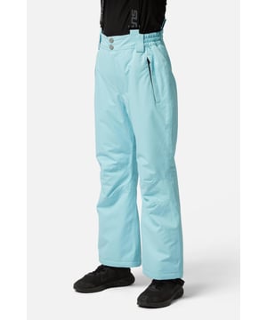The Surfanic Skippie ski and snowboard pant is our best-selling kids' pant and has been for many years. The Skippie ski pant is a great choice for durable, high-performance, feature-packed ski pants offering a strong bang for your buck. This pant has everything you need for a day up the mountain in all conditions. This great allrounder has the right level of tech and insulation to keep you warm and dry all day long. The Skippie pant is available in lots of great colours to style with our extensive technical jacket collection.

The Surftex 5K outer shell fabric provides premium waterproof protection from the winter elements, while the 3K breathability rating allows body heat and moisture to escape through the fabric for optimum comfort throughout the day. The Skippie pant combines a durable waterproof coating with taped seam construction that offers exceptional heat retention in cold conditions and a super high level of breathability that ensures excess heat doesn’t form into condensation on the inside of the pant.

With an elasticated waist and waterproof ankle gaitors, these pants are designed to lock in heat whilst keeping out the snow for a perfect day on the hill.

    Design features
    Detachable braces
    Belt loops
    Elasticated waistband
    Taped seams
    Waterproof snow gaitor
    Ergonomic legs with articulation
    Re-enforced crotch
    Zipped fleece-lined hand pockets

    Fabric and Performance
    Regular cut
    Shell 100% Surftex Polyester
    Waterproof coating 5,000mm
    Breathability rating MVP 3,000 gm

    Insulation and lining
    100 g/m2 low loft insulation
    Lining 100% embossed polyester.