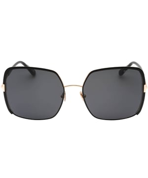 Tom Ford Black Sunglasses, Lens Width = 60mm, Nose Bridge Width = 18mm, Arm Length = 135mm, Sunglasses, Sunglasses Case, Cleaning Cloth and Care Instructions all Included, 100% Protection Against UVA &amp; UVB Sunlight and Conform to British Standard EN 1836:2005, Black Sunglasses
