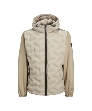Heren Heat Hybrid Jacket jas van het merk Jack & Jones. De jas is gemaakt van hoogwaardig polyester.  Merk: Jack & JonesModelnaam: Heat Hybrid JacketCategorie: heren winterjasMaterialen: polyesterKleur: beige