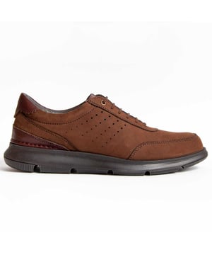 Garantía Purapiel, 10 años de garantía. Zapato de cordones para hombre. Fabricado en cuero 100% natural libre de Cromo VI. Materiales de máxima calidad. Suela de goma antideslizante. Membrana Waterproof. Plantilla acolchada. Fabricado por otras marca para nuestra marca.