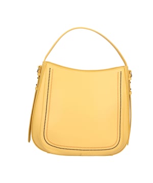 Damenhandtasche mit einem Fach und Tragegriff. Italienisches Handwerksprodukt aus echtem Knitterleder. Hergestellt in Italien