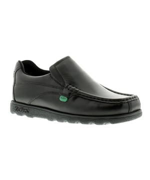<Ul><Li>Kickers Fragma S Boys Shoes In Black</Li><Li>Boys Leather Slip On Kickers. Features A Chunky Sole And The Branding To The Side Of The Shoe.</Li><Li>Leather Upper</Li><Li>Fabric Lining</Li><Li>Synthetic Sole</Li><Li>Boy Child Kickers Shoes Black Kids Kicker Branded Genuine Leather</Li>