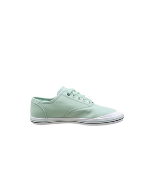 Le Coq Sportif Grandille CVO Lace-Up Green Canvas Womens Plimsolls 1610651