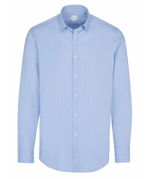 100% algodón; camiseta de Pal Zileri;  Modelo: O370G48S---50742 03;  Mano de obra de alta calidad;  100% algodón suave;  cuello Kent clásico;  Tapeta de botones con 7 botones;  puños deportivos;  Detalles del logotipo de Pal Zileri