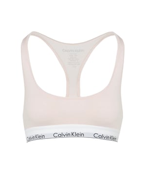 Discover the new Modern Cotton range from Calvin Klein! This bralette is non-wired for additional comfort, yet still strong and supportive, thanks to an elasticated underband. It is also non-padded for a natural look and feel. Offering true freedom in the form of a comfortable and contemporary fit and feel, paired with chic, feminine styling, this beautiful bralette is certainly not one to miss out on!

Designed to be gentle whilst giving freedom of movement
Cotton modal blend
No cups, unlined
No padding
Racerback styling
Supportive elastic underband
CALVIN KLEIN signature elastic underband
Composition: 53% Cotton | 35% Modal | 12% Elastane
Listed in UK sizes