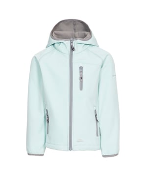 Softshell-kledingstuk. Gekweekt op kap. 3 contrasterende zakken met rits. Contrastbinding bij capuchon en manchetten. 94% Polyester, 6% Elastaan. Trespass Childrens Borstomvang (ca.): 2/3 Jaar - 21in/53cm, 3/4 Jaar - 22in/56cm, 5/6 Jaar - 24in/61cm, 7/8 Jaar - 26in/66cm, 9/10 Jaar - 28in/71cm, 11/12 Jaar - 31in/79cm.
