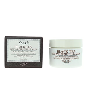 Fresh Black Tea Instant Perfecting Mask is an advanced treatment that melts onto skin and instantly softens with a cooling sensation to reveal a luminous complexion. It's powered by fresh's potent black tea complex, skin-smoothing polysaccharides, and moisturizing hyaluronic acid spheres. Use after cleansing, apply a generous amount to your skin, avoiding the eye area. Leave on for 5-10 minutes and rinse. Use 2-3 times per week.