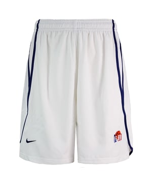 Step up your athletic game with the Nike Swoosh Stretch Waist Graphic Logo White Men's Shorts. Designed for comfort and style, these shorts are a must-have addition to your active wardrobe.

Crafted with a soft and stretchy fabric blend, these shorts provide a comfortable and unrestricted range of motion. The stretch waistband offers a secure and personalized fit, allowing you to adjust it to your desired comfort level. The white color provides a clean and versatile base that effortlessly complements your other athletic apparel.

Featuring the iconic Nike Swoosh logo prominently displayed on the leg, these shorts showcase the brand's commitment to athletic excellence and timeless style. The logo adds a touch of sporty flair and instantly recognizable appeal, making a statement both on and off the field.

Designed with functionality in mind, these shorts include convenient side pockets, providing ample storage for your essentials such as keys, phone, or small valuables. Whether you're heading to the gym, going for a run, or simply lounging around, you can keep your essentials close at hand.

The versatile length of these shorts allows for a range of activities, from intense workouts to casual outings. Whether you're engaged in high-performance training or enjoying a leisurely day, these shorts offer the perfect balance of style and functionality.

Upgrade your athletic wardrobe with the Nike Swoosh Stretch Waist Graphic Logo White Men's Shorts. Embrace the iconic Nike brand, experience ultimate comfort, and exude sporty style with every step. Whether you're hitting the gym or hitting the streets, these shorts are the perfect companion for your active lifestyle.