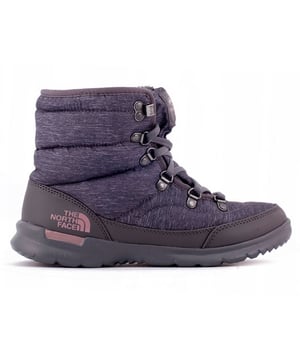 Las botas de mujer sintética grises con cordones de la cara norte nf0a2t5lnsu 060