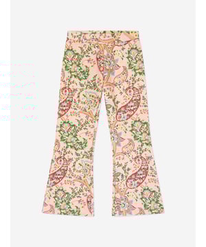 Elevate her wardrobe with the stunning Etro Girls Paisley Print Joggers for AW2024. These luxurious joggers seamlessly blend iconic Etro artistry with youthful charm, ensuring she's both comfortable and stylish. Features include: Iconic Paisley Design: Each piece showcases Etro's signature vibrant and intricate paisley pattern, making it instantly recognizable. Premium Fabric: Crafted from top-tier fabrics for utmost comfort and durability, perfect for everyday whimsy. Versatile Style: Designed to mix and match effortlessly with her favourite tops, these joggers offer endless stylish possibilities.Revamp her look with a splash of colour and sophistication‚get the Etro Girls Paisley Print Joggers today!