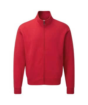 Geraderer Schnitt für einen modernen Look. Kadettenkragen aus eigenem Stoff mit passend eingefärbtem Fischgrät-Nackenband. Eingesetzte Ärmel und nach vorne gerichtete Schulternähte. YKK-Reißverschluss mit Metallabdeckung in Antiksilber. Selbstgestrickte Leistentaschen vorne. Waschanleitung Geeignet für 40C-Wäsche und Trockner bei niedriger Temperatur. Material 80% gekämmte, ringgesponnene Baumwolle, 20% Polyester. XS - 34/36, S - 36/38, M - 38/40, L - 40/42, XL - 42/44, 2XL - 44/46, 3XL - 46/48, 4XL - 48/50 (4XL nur in Schwarz und French Navy erhältlich).