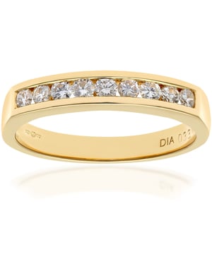 Oro blanco de 18 quilates (750): 3,2 g; # Diamante: 0.33ct