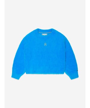 Introducing Tommy Hilfiger's Girls Monogram Soft Sweater in enchanting Blue, a stylish standout for your girl's attire. This on-trend piece boasts:‚ Fashion-forward Monogram Print: The exquisite print adds a playful, chic touch, transforming this sweater into a statement piece.‚ Luxurious Comfort: Crafted from superior quality materials, this sweater promises optimum comfort, perfect for her everyday activities.‚ Upgrade to Chic: Amplify your girl's wardrobe with this fashionable, high-end design. Don't wait; immerse her in the luxury of Tommy Hilfiger and let her radiate standout style! Order this sophisticated piece today!
