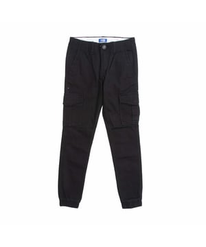 Boys Jack and Jones Marco Dean Cargo Pant.- Zip fly with button fastening.- Multiple pockets.- Cargo pockets.- Belt loops.- Woven badge branding. 98% Cotton, 2% Elastane. Ref: 12251737.