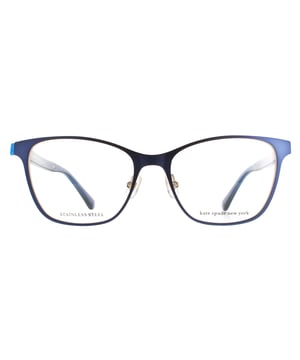 Kate Spade Square Womens Blue Seline  Glasses are a modern square style crafted from lightweight metal. The silicone nose pads ensure comfortable all day wear. Kate Spade's logo features inside the slender temples for brand authenticity.