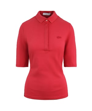 Lacoste Slim Fit Womens Pink Polo Hemd