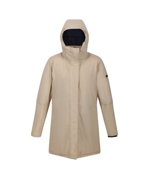 100% Polyester. Vulling: imitatie dons, veervrij, gerecycled. Voering: Gewatteerd. Stof: Rekken. Ontwerp: Kenteken, eenvoudig. Stoftechnologie: Ademend, DWR Finish, Zwaargewicht, Isolerend, Isotex 8000, Waterdicht, Winddicht. Halslijn: Kapitein. Manchet: Binnenkant Geribd. Mouwtype: Met lange mouwen. Getapete naden. Eigenschappen kap: Verborgen knevelverstelling, ingegroeide kap. Lengte: Mid Lengte. Zakken: 2 Zijzakken, 1 Veiligheidszak, Rits. Sluiting: Stormflap, Drukknopen, Ritssluiting. 8000g/m²/24hrs. Duurzaamheid: Wreedheidvrij, gemaakt van gerecycleerde materialen.. 8 UK: 32 in. 10 VK: 34 in. 12 VK: 36 in. 14 VK: 38 in. 20 VK: 45 in. 18 VK: 43 in. 16 VK: 40 in.