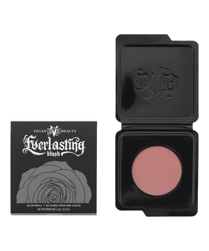 KVD Everlasting Refill Blush is a high-quality blush formula that delivers long-lasting, vibrant color to your cheeks. This refillable blush is part of the KVD Everlasting Blush collection, known for its exceptional pigmentation and smooth application. The blush is finely milled and blends effortlessly onto the skin, providing a soft and natural-looking flush of color. It is available in a range of shades to suit different skin tones and preferences, from subtle neutrals to bold and vibrant hues. Whether you prefer a soft, romantic glow or a bold pop of color, the KVD Everlasting Refill Blush has options to help you achieve your desired look. The formula is buildable, allowing you to customise the intensity of the blush. Whether you prefer a sheer wash of color or a more dramatic effect, you can easily layer the product to achieve your desired level of pigmentation. The blush has a velvety texture that blends seamlessly into the skin, leaving a smooth and flawless finish.  Not only does the KVD Everlasting Refill Blush provide beautiful color, but it is also formulated to be long-lasting. The blush stays put throughout the day, resisting fading or smudging, so you can enjoy a fresh and radiant look for hours.