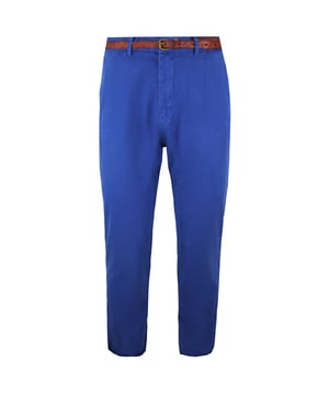 Scotch & Soda Stuart Slim Fit Chinos Blue Mens Bottoms 136195 0214