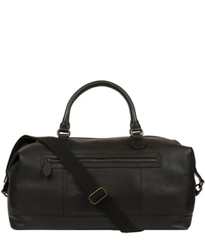 The 'Harbour' holdall from Cultured London is handmade from genuine leather that has a rich texture for a distinct finish and the zip-over top conceals the spacious interior, lined with robust and untreated 100% cotton. A zipped pocket adorns the front of the holdall which is ideal for on-the-go storage and comes with matching leather handles alongside the adjustable and detachable webbed strap, with a drop length of 80cm. Finished with the clean and minimalist embossed Cultured London logo.
