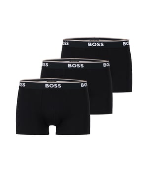 Refresh your essentials with this three-pack of classic boxer trunks from BOSS crafted from super soft and breathable stretch cotton. Featuring elasticated waistbands and contrast logo details for a signature finish.Three Pack, Stretch Cotton, Elasticated Waistband, 95% Cotton & 5% Elastane, BOSS Branding.