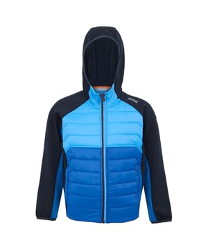 Elastan, Polyamid, Polyester. Füllung: Daunenweich, Warmloft-Isolierung. Füllung GSM: 60. Design: Blockfarben. Gewebetechnik: Dauerhaft wasserabweisende Oberfläche, Leicht. Komprimierbar, Extol Stretch-Einsätze, Mit bedrucktem Namensschild, Reflektierende Leiste, Reißverschlussschutz. Bündchen: Elastisch. Mit Kapuze. Langärmlig. Kapuzenmerkmale: Elastisch. Taschenart: Zwei Seitentaschen, Reißverschluss. Durchgehender Reißverschluss. Saum: Elastisch. Nachhaltigkeit: Aus recyceltem Material. 140: 72,4 cm. 170-176: 90,17 cm. 158: 81,28 cm. 164: 84 cm. 146-152: 78,74 cm. 128: 66 cm.