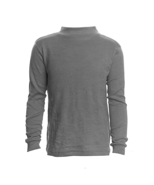 Unisex Boys and Girls Half Neck Long Sleeve T-Shirt.

 This comfortable and versatile long-sleeved t-shirt is perfect for little ones. Designed with a crew neck that offers extra coverage and a modern fit, it's ideal for everyday wear or special occasions.

 Unisex, it fits perfectly to boys and girls, offering a simple and elegant look.

 Made from a cotton-polyester blend, this t-shirt combines the natural softness of cotton with the durability of polyester, ensuring all-day comfort.

 Available in a wide range of solid colours, it is easy to match with any outfit. It also features cuffs on the sleeves, providing a firm fit and preventing the sleeves from slipping.

 An essential item for any child's wardrobe, practical and stylish!
 Composition: 50% Cotton, 50% Polyester
 Care:
- Wash at a maximum of 30ºC.
 - Use mild detergents.
 - Do not use bleach.
 - Dry at low temperature.
 - Iron at low temperature.