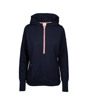 
66% Polyester, 32% Rayon, 2% Elastaan. Ontwerp: Logo, eenvoudig. Stoftechnologie: Duurzaam. Kap Kenmerken: Aannaaien. Manchet: Elastiek. Halslijn: Afgekapt, getapet. Mouwtype: Met lange mouwen. Duimgaten. Zakken: 1 zijzak. Sluiting: 1/4, contrasterende ritssluiting. XS: 32 in. S: 34 in. M: 36 in. L: 38 in. XL: 40 in. XXL: 42 in.