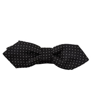 100% authentieke Dolce & Gabbana vlinderdas
  Vervaardigd in Italie
  Gemaakt van 100% zijde
  Zwart-wit stippenpatroon
  Verstelbare nekband
  Breedte: 4cm Lengte: 13cm
  Til je formele kleding naar een hoger niveau