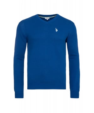 Der Pullover aus reiner Baumwolle von U.S. Polo Assn.überzeugt in jeder Hinsicht Material: 100% Baumwolle, Eher Slim-Fit Passform, im Zweifel eher eine Nummer größer bestellen, Langarm, V-Ausschnitt, Waschbar bei 30° im Schonwaschgang