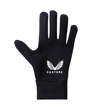 The Castore Logo Kids Caviar Performance Gloves are the ultimate blend of functionality, comfort, and sleek design, perfect for active youngsters. Whether theyâ€™re playing outdoors, running, or staying warm on the go, these gloves deliver superior performance and style.
Â 
Key Features:
Manufacturer Colour:

CaviarÂ 


Premium Material: 

Made from lightweight yet durable performance fabric, ensuring excellent breathability, flexibility, and comfort.


Insulated Warmth: 

Designed to keep hands warm during colder temperatures without adding bulk, making them ideal for active wear.


Precision Fit: 

Features a snug, ergonomic fit that allows for full range of motion, ensuring no restrictions during activities.


Silicone Grip Detail: 

Enhanced grip on the palms and fingers for improved handling of sports equipment or everyday items.


Signature Castore Design:

Finished with the iconic Castore logo and a sleek black "Caviar" colorway for a modern, sporty look.


Touchscreen Compatibility: 

Equipped with touch-sensitive tips on the index finger and thumb for convenient use with smartphones or tablets.


Lightweight and Packable:

Easy to carry and store, making them a practical addition to any outdoor kit.


Â 
These performance gloves are perfect for kids who love to stay active, offering all-day comfort, superior functionality, and the signature elegance of Castore.
Â 