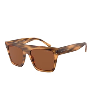 Giorgio Armani Unisex Zonnebril AR8177-592173 - Materiaal: Acetaat - Kleur frame: Bruin - Afmetingen: 52/20/140 mm (Diameter lens / Brug formaat / Lengte veren)