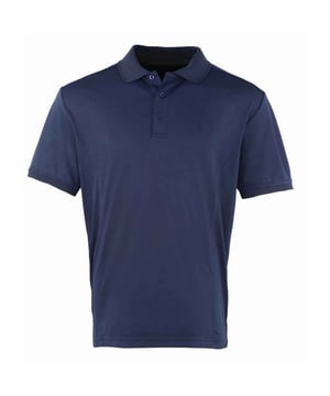 100% Polyester. Stof: Micro Pique. Ontwerp: Eenvoudig. Halslijn: Gebreid, Geribde kraag, Omgeslagen kraag. Manchet: Ribbel. Mouwtype: Korte mouwen. Hem: Tweelingnaaldsteek. Stoftechnologie: Coolchecker, Kleurvast, Vochtafvoerend, Sneldrogend. Placket met 3 knopen, Onderhoudsvriendelijk, Lange lengte, Paneel detail, Zelfkleurige knopen, Zijsplitten. 155gsm. Duurzaamheid: REACH, Sedex, WRAP gecertificeerd.
