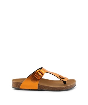 Collectie: Lente/Zomer  
Geslacht: Vrouw  
Type: Slippers  
Bovenmateriaal: synthetisch materiaal  
Binnenvoering: synthetisch materiaal  
Zool: rubber  
Details: ronde neus Bioprint