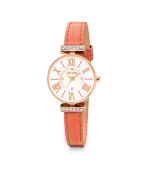 Folli Follie WF13B014SSW - Damenuhr Quarz aus Edelstahl• Material: Edelstahl• Glas: Mineral• Armband: Leder• Farbe: Rosegold• Wasserbeständigkeit: 0 m (0 ATM)• Gehäusegröße: 25 mm
