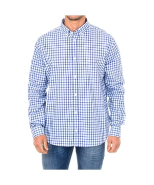 Long sleeve shirt.
 Lapel collar.
 Button closure at the front.
 Button closure cuffs
 Seams seen in tone.
 Size equivalence:
 42 - XXS
 44 - XS
 46 - S
 48 - M
 50 - L
 52 - XL
 54 - XXL
 56 - 3XL
 58 - 4XL
 60 - 5XL
 62 - 6XL
 Composition: 100% cotton
 Care:
- Wash maximum at 30ºC.
 - Iron at medium temperature, max. 110ºC.
 - Allows you to use a dryer.
 - Do not use bleach.
 - Does not support dry cleaning.