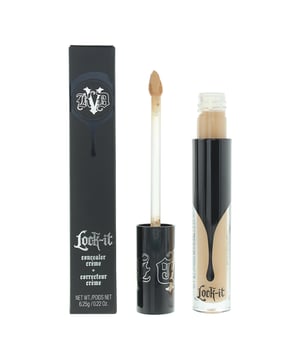 KVD Lock It Creme Concealer is a high-coverage and long-lasting concealer that helps to hide imperfections and create a flawless complexion. With its creamy texture and impressive staying power, this concealer is a go-to choice for those seeking a reliable and effective product. This concealer is available in a range of shades to suit different skin tones, ensuring that you can find the perfect match for your complexion. Whether you need to conceal dark circles, blemishes, or discoloration, the KVD Lock It Creme Concealer offers full coverage and helps to create a smooth and even base. The creamy formula of the concealer blends seamlessly into the skin, providing a natural-looking finish without appearing heavy or cakey. The lightweight texture allows for buildable coverage, so you can customise the level of coverage according to your needs. The KVD Lock It Creme Concealer is highly pigmented, which means a little goes a long way in covering imperfections. The concealer effectively masks redness, uneven skin tone, and other concerns, creating a flawless canvas for the rest of your makeup. One of the standout features of the KVD Lock It Creme Concealer is its long-lasting formula. Once applied, it stays put throughout the day, resisting creasing, fading, or transferring. This makes it ideal for all-day wear, ensuring that your complexion looks flawless from morning to night. Additionally, the concealer is formulated without parabens, sulphates, or phthalates, making it suitable for those with sensitive skin or those who prefer cleaner beauty options. Its high coverage, long-lasting formula, and range of shades make it a reliable and versatile tool in your makeup routine.