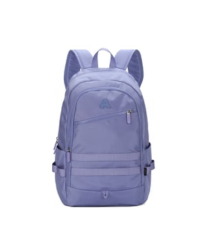 unisex rugzak met ritssluiting. Multifunctionele zakken, binnenzakken. drie met ritssluiting en één aan de zijkant externe zakken. verstelbaar in stoffen schouderband. gemaakt van nylon handvat. twee binnenvakken. RugzakUnisex extern materiaal gevoerd met polyester binnenkant. Afmetingen: 31x18x47 cm. Modeproduct