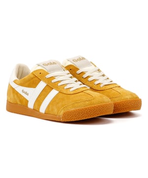 Heritage inspired Gola trainers with a premium suede upper for a timeless look. Finished with a durable gum outsole for classic style and reliable traction.