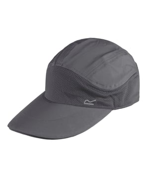 95% Polyester, 5% Elastan. Gewebetechnik: Atmungsaktiv, langlebig, Leicht. Marke: Regatta. Gewebe: Weiche Haptik, Stretch. verstellbare Riemen. Mit gebogenem Rand, Mesh-Einsätze. Reflektierende Leiste.