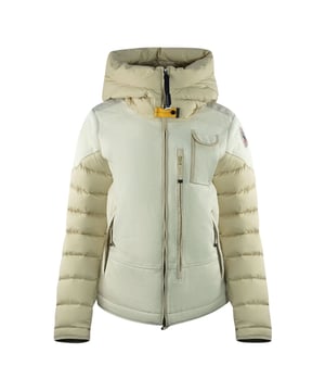 Blijf warm en stijlvol in de cremekeer van Parajumpers. Deze luxueuze damesjas is vervaardigd met geisoleerde stof die warmte behoudt en beschermt tegen de elementen. Offer geen stijl op voor comfort - maak een verklaring! Bovenste matierl: 60% wol, 40% polyester, vulling: 90% eend omlaag, 10% eendenveren, voering: 100% polyamide cremekleurige ritssluiting, code -jas, code met reguliere fitstijl: shanika b010