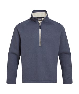 100% Polyester. Gewebe: Fleece, Weiche Haptik, Strukturiert, Waffelstoff. Design: Logo. Gewebetechnik: isolierend. Hoch geschnitten. Langärmlig, Raglanärmel. mit kurzem Reißverschluss. Nachhaltigkeit: Aus recyceltem Material. S: 96,52 cm. M: 102 cm. L: 109 cm. XL: 116,84 cm. XXL: 124,46 cm.